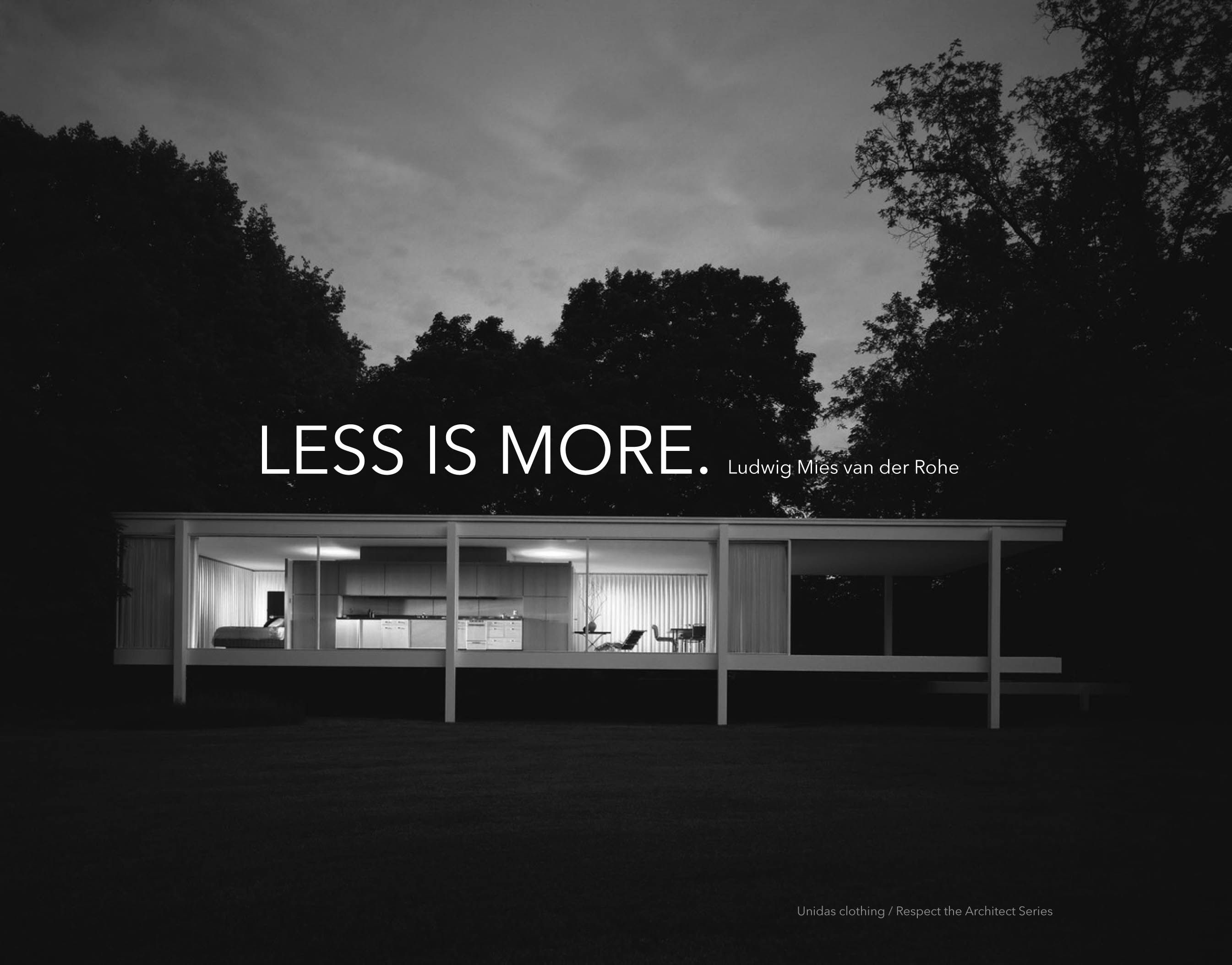 Less is More." Mies van der Rohe | Mies van der rohe, Farnsworth house, Ludwig mies van der rohe