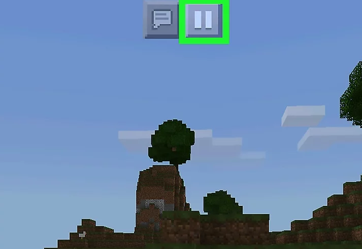 Sử dụng cheat code 0 để tìm dân làng trên Minecraft Mobile