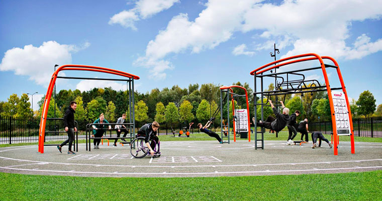 Dụng cụ thể thao ngoài trời chuyên lắp đặt cho công viên, sân vườn