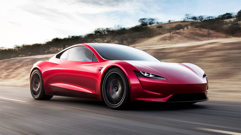 Thiết kế thanh lịch của mẫu xe Tesla Roadster
